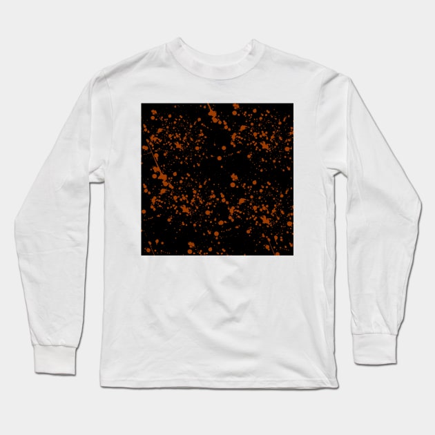 Bleached paint splatter Long Sleeve T-Shirt by KylePrescott